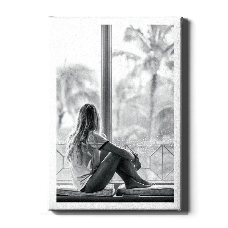 Girl in window poster