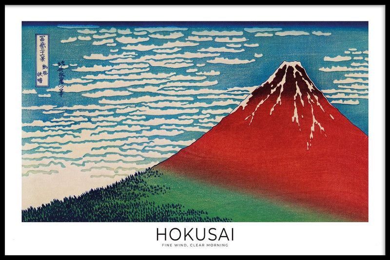 Hokusai - Fine Wind, Clear Morning - Walljar