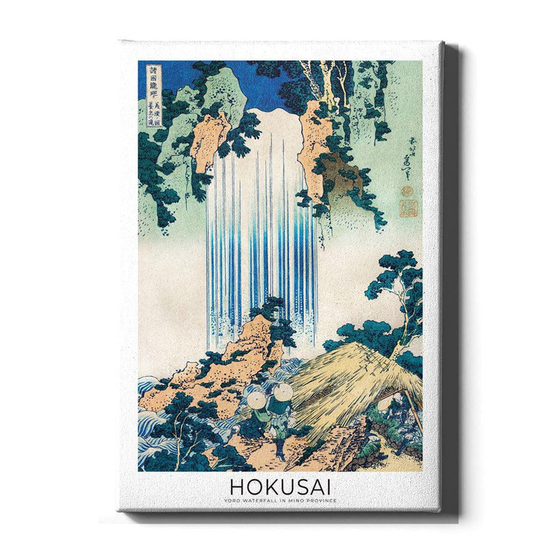 Hokusai - Yoro Waterfall in Mino Province - Walljar