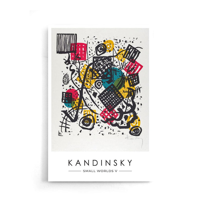 Kandinsky - Small Worlds V - Walljar
