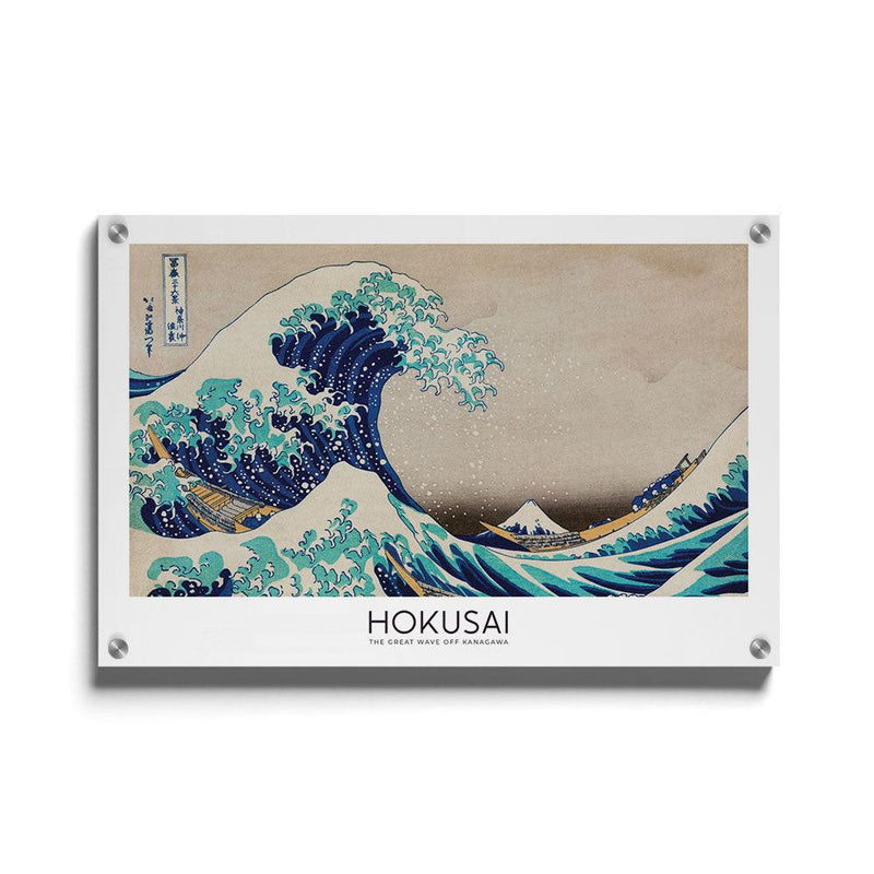Hokusai golf poster