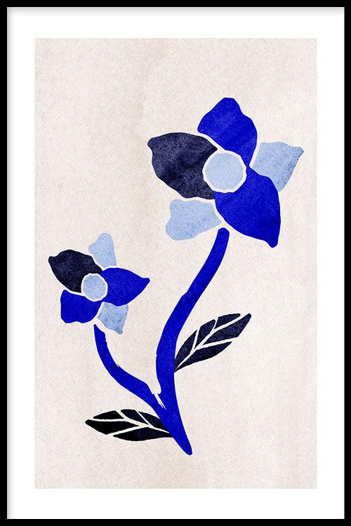 Lapis Blue Lily - Walljar