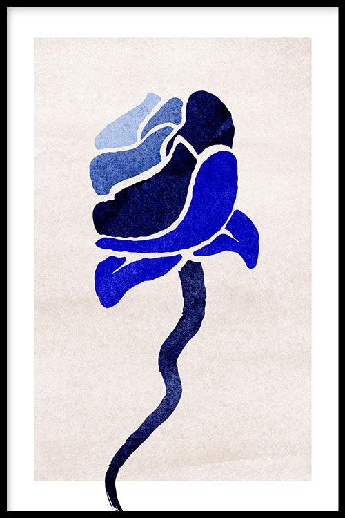 Lapis Blue Rose - Walljar