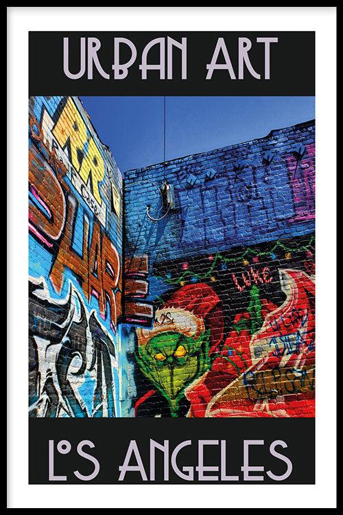 Los Angeles Graffiti Muur - Walljar
