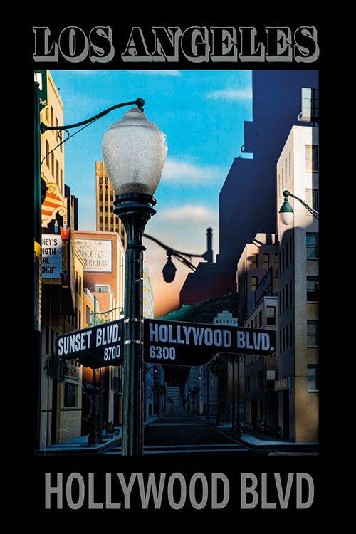 Los Angeles Hollywood BLVD - Walljar