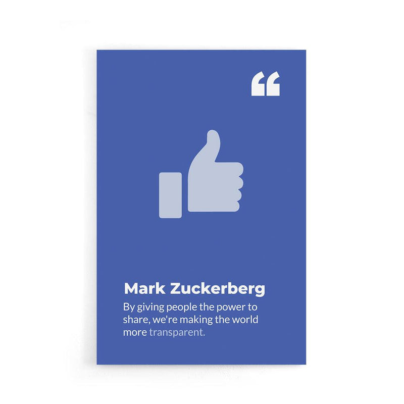 Mark Zuckerberg poster