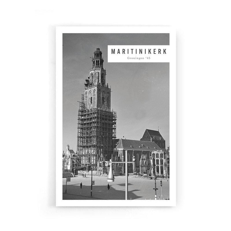 Martinikerk '45 op poster