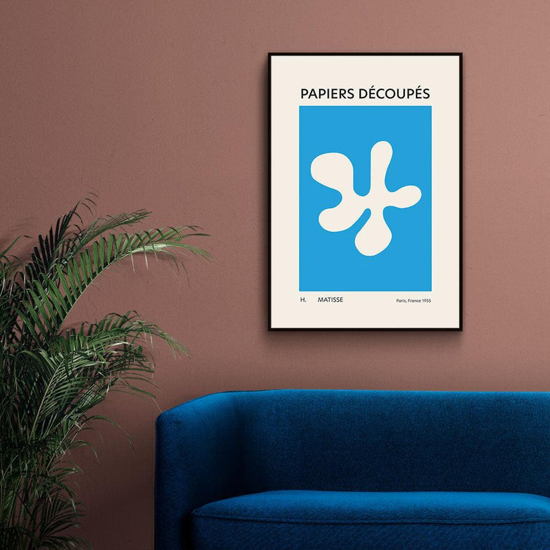 Matisse I - Blauw - Walljar
