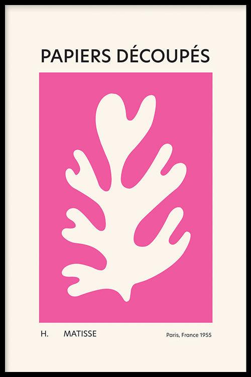 Matisse I - Roze - Walljar