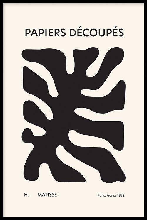 Matisse IV - Zwart - Walljar