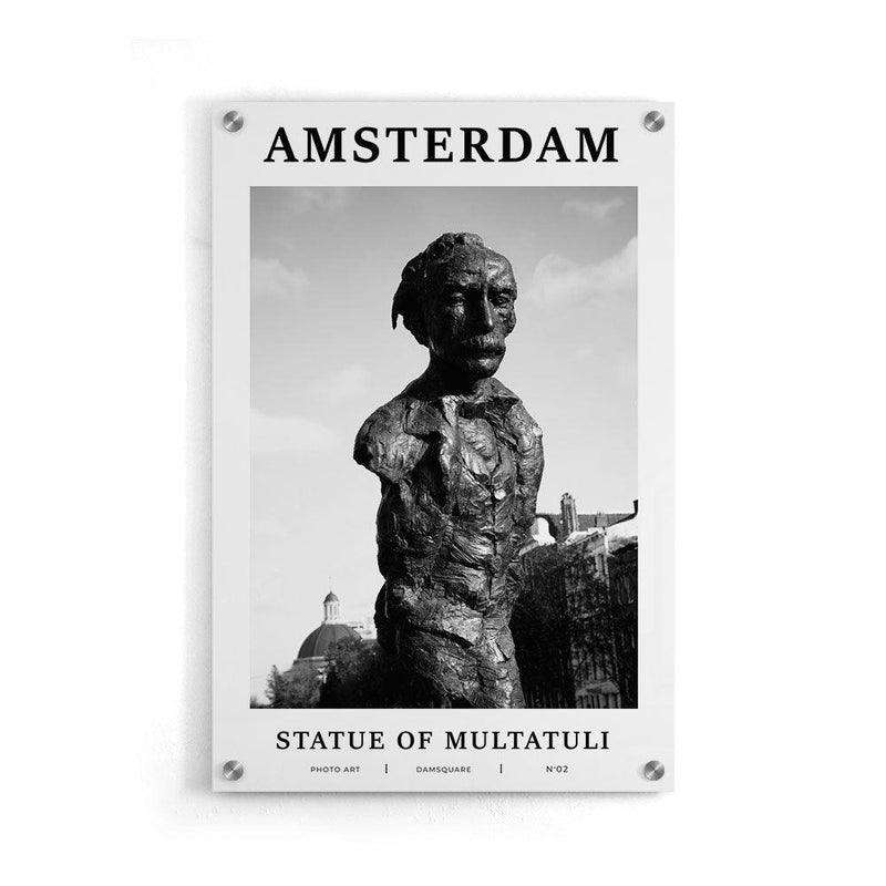 Foto Multatuli Beeld - Amsterdam Noir collectie bestellen | Walljar.com
