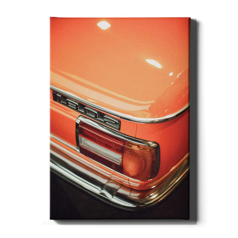 Oranje Vintage Auto - Walljar