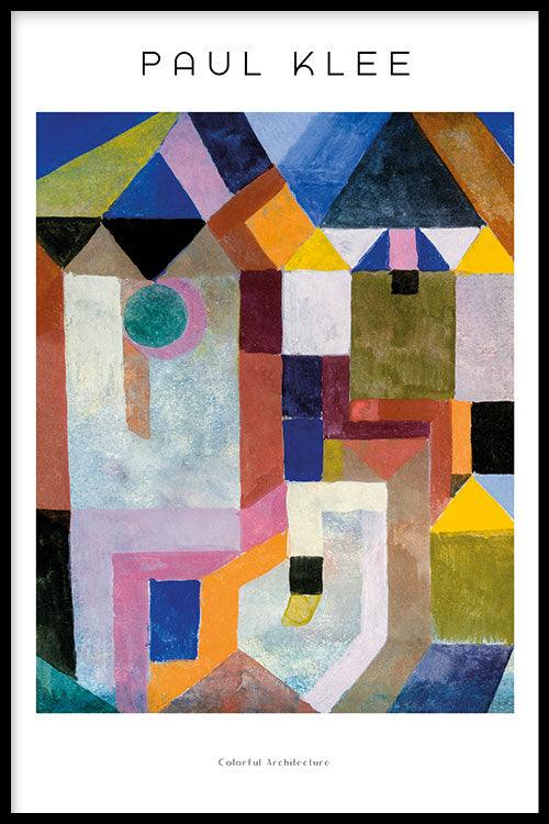 Paul Klee - Colorful Architecture - Walljar