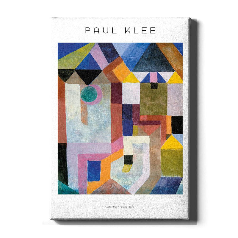 Paul Klee - Colorful Architecture - Walljar