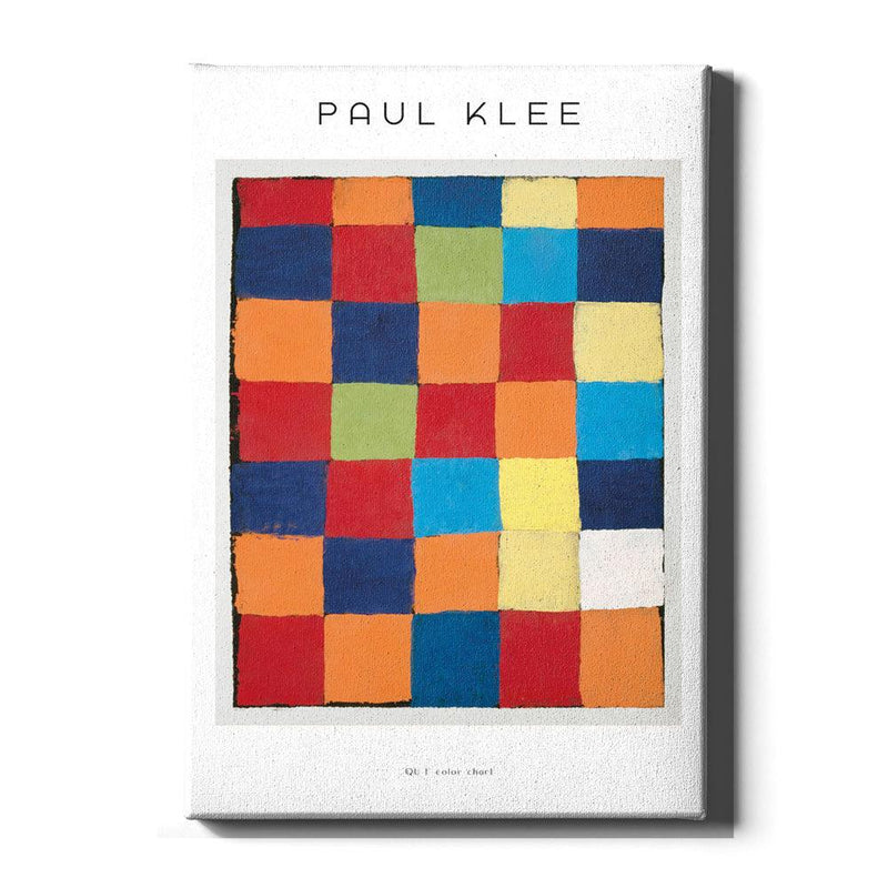 Paul Klee - "QU 1" color chart - Walljar