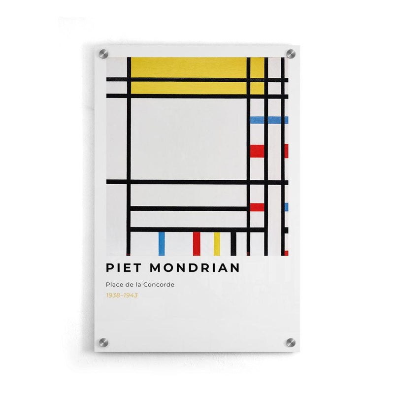 Piet Mondriaan - Place de la Concorde - Walljar
