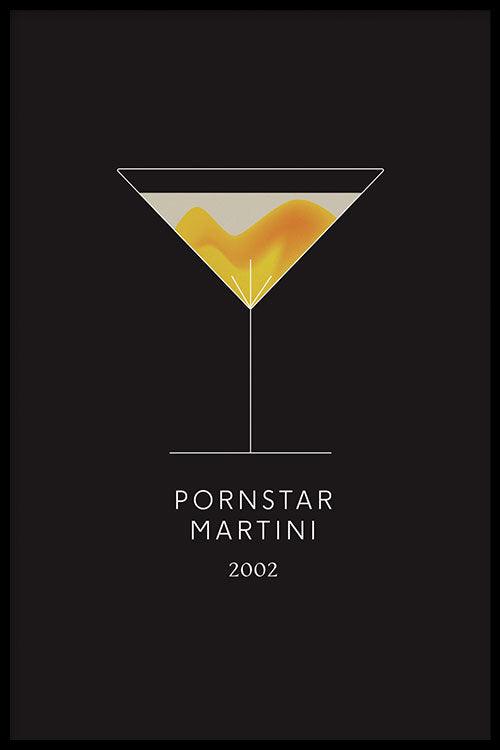 Pornstar Martini Cocktail poster - Walljar