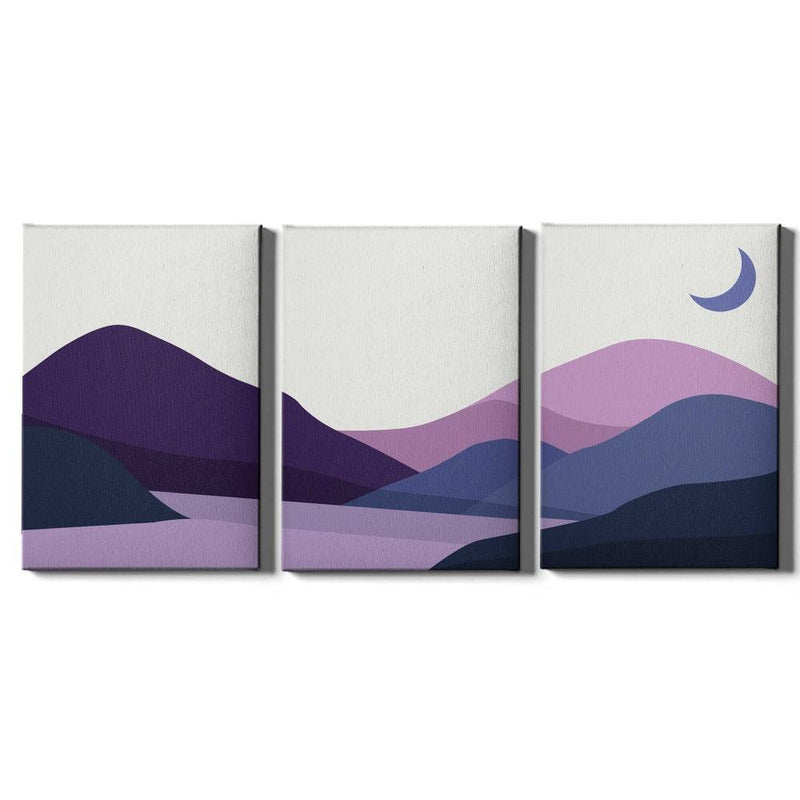 Purple Desert poster - Walljar