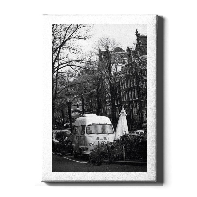 Retro car in Amsterdam - Walljar
