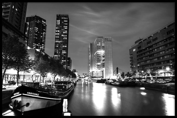 Rotterdam By Night - Walljar