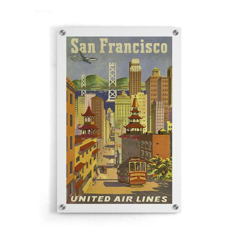 San Fransisco United Air Lines - Walljar