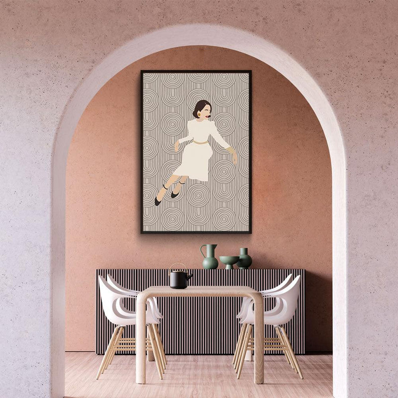 Sitting Woman poster - Walljar