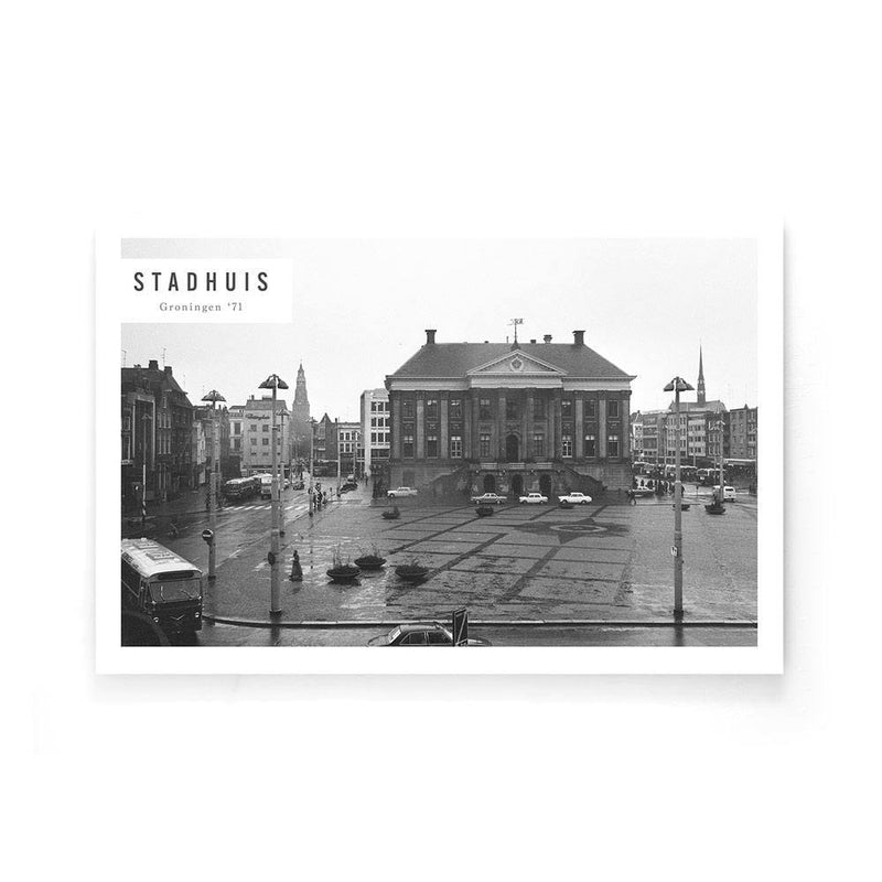 Stadhuis Groningen '71 op een poster
