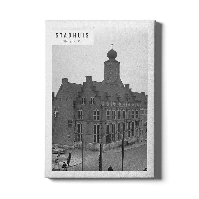 Stadhuis Nijmegen '53 canvas