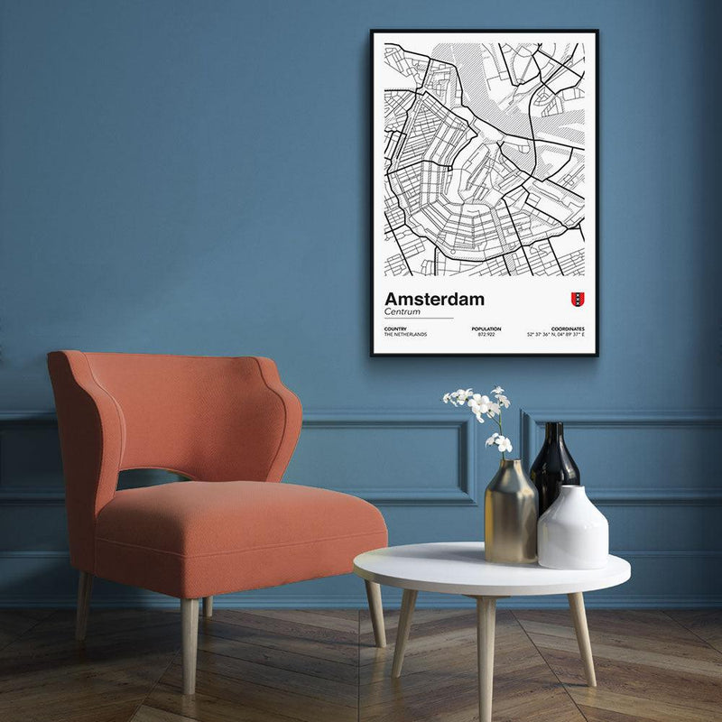 Stadskaart Amsterdam