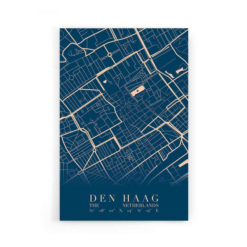 Stadskaart Den Haag Centrum VI poster