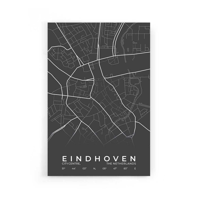 Stadskaart Eindhoven Centrum poster