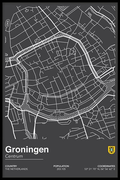 Stadskaart Groningen