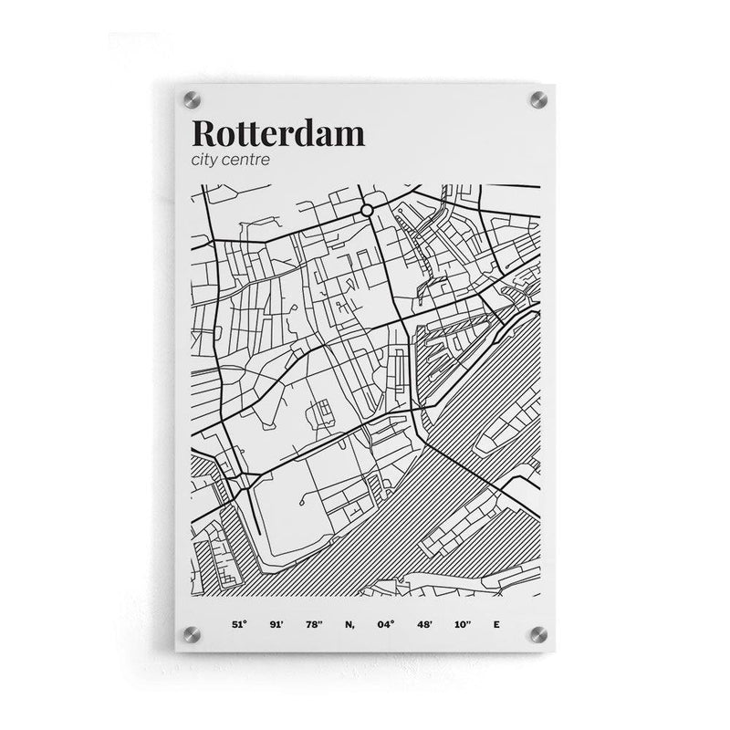 Stadskaart Rotterdam