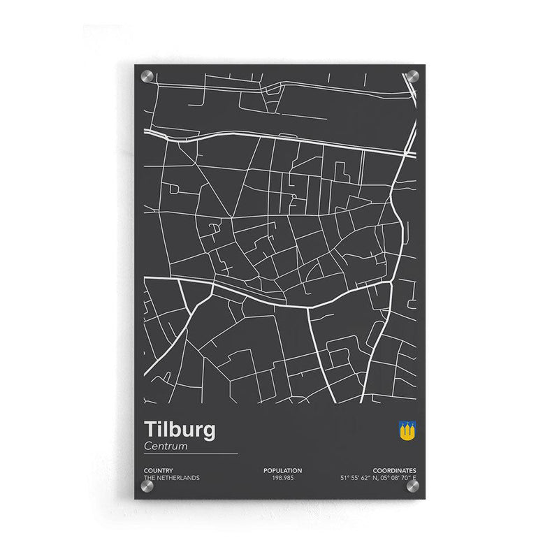 Stadskaart Tilburg