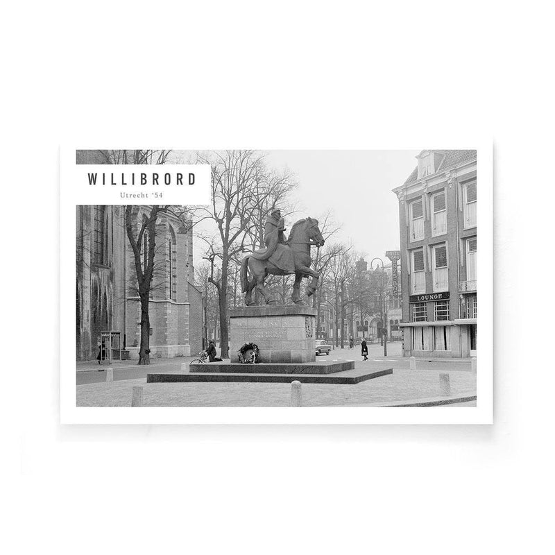 Standbeeld Willibrord '54 poster