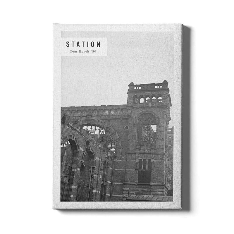 Station Den Bosch '50 canvas