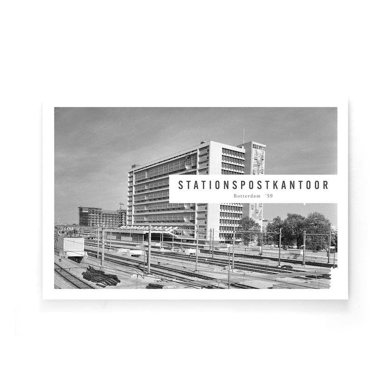 Stationspostkantoor Rotterdam '59 poster