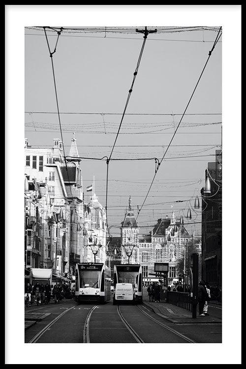 Trams of Amsterdam - Walljar
