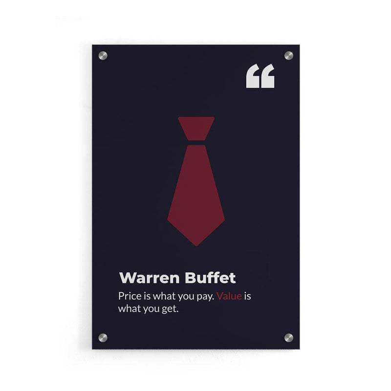 Warren Buffet poster