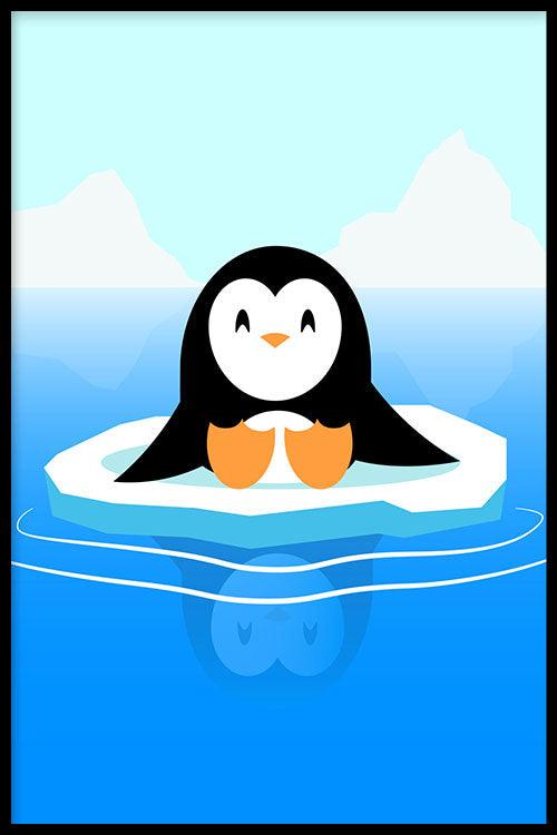 kinder poster water penguin 