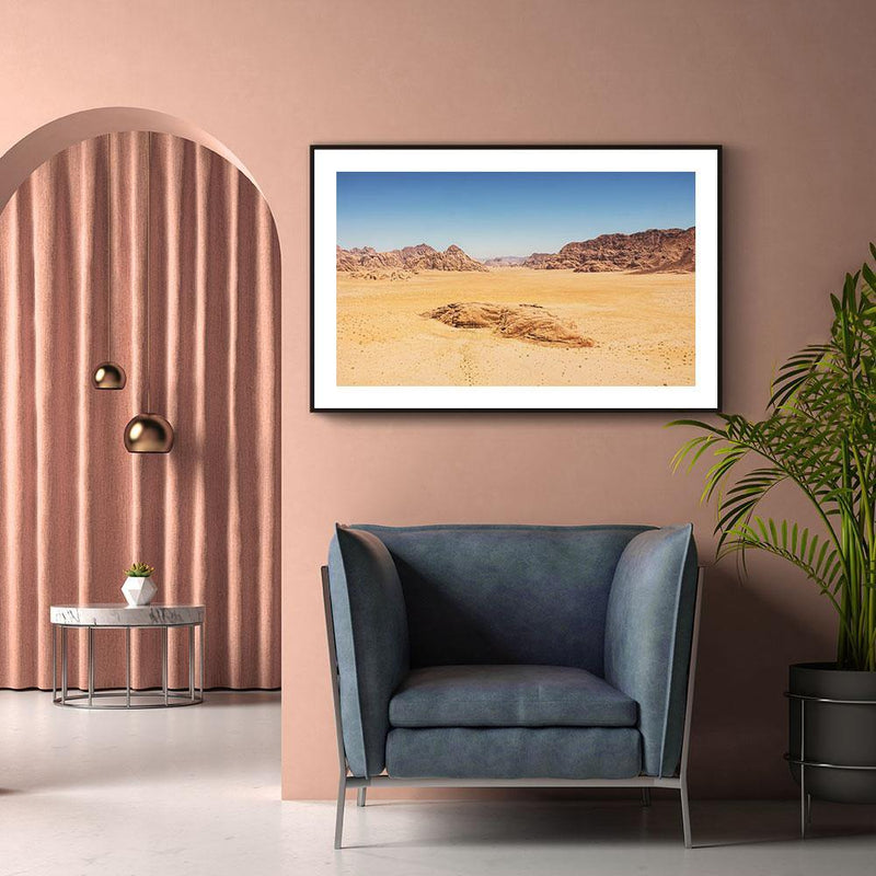 Woestijn schilderij